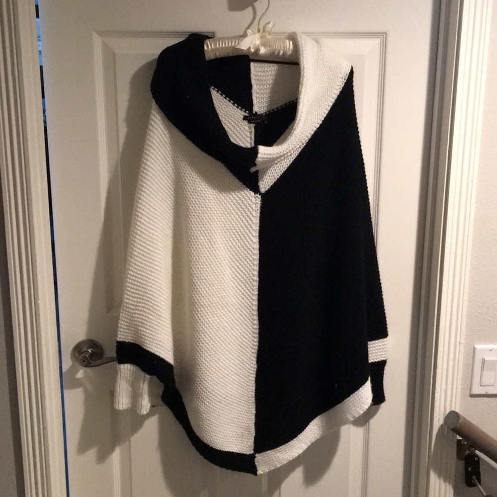 BCBG Maxazria Knitted Poncho